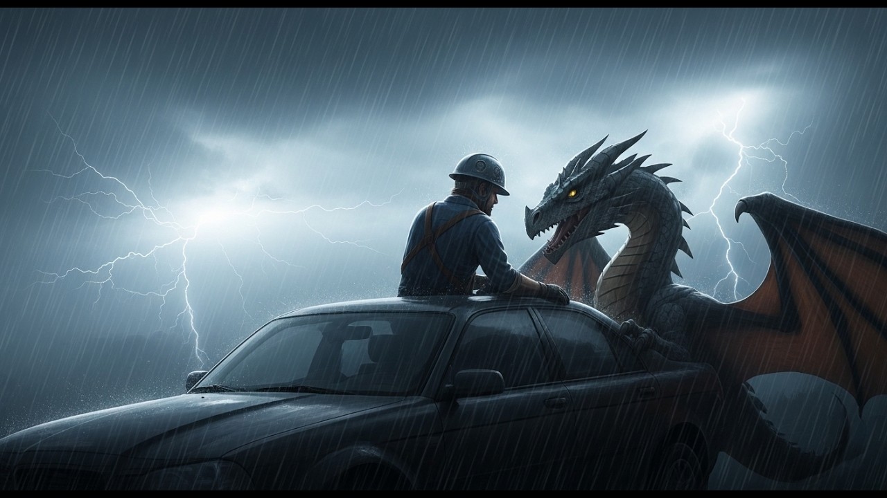 Abandoned in Acid Rain, an Albino Dragon Hatchling Was Saved by a Human Mechanic | HFY Infinity Zyon