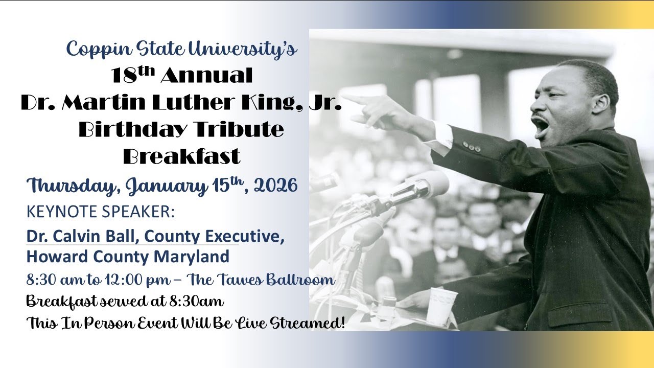 18th Annual Dr. Martin Luther King, Jr. Birthday Tribute Breakfast