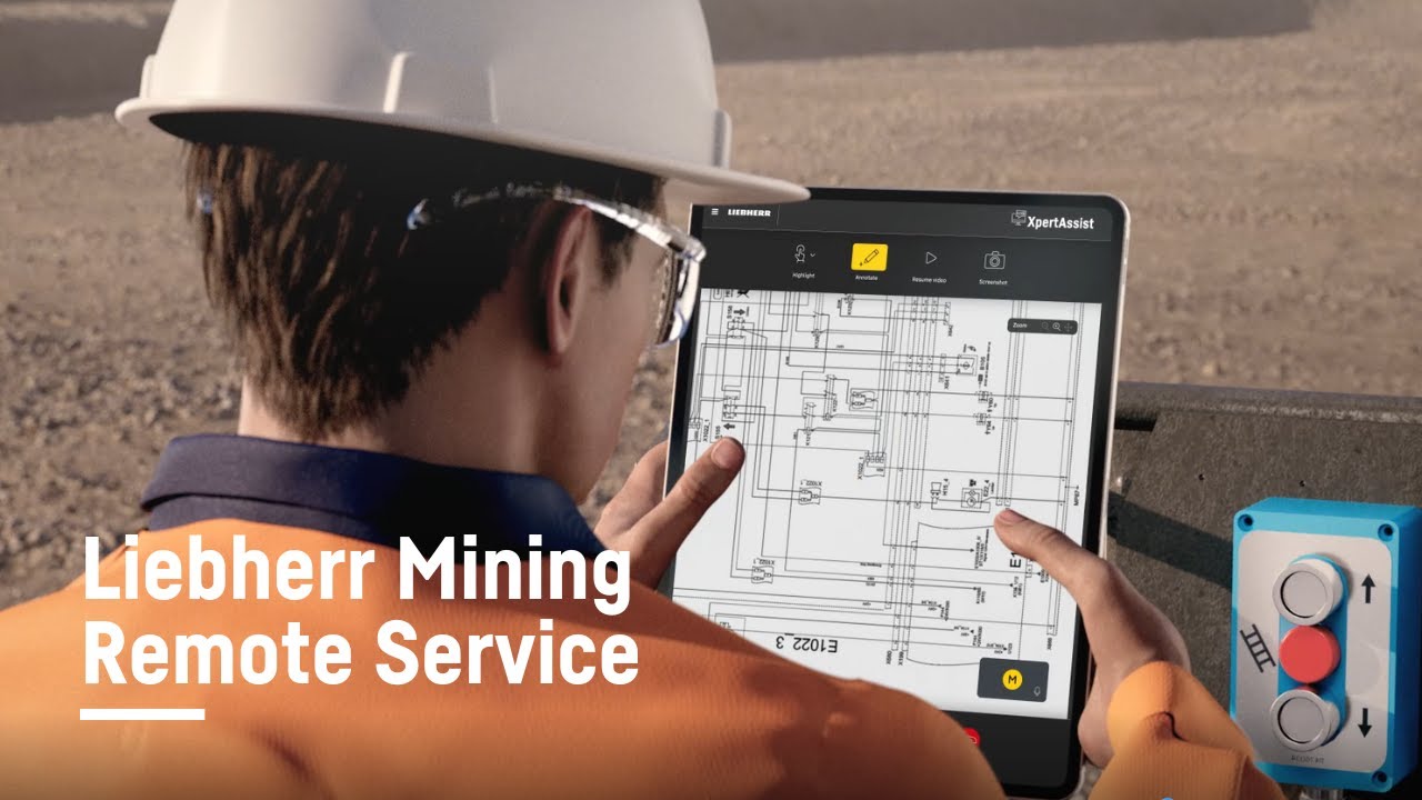 Maximise mining efficiency with Liebherr Remote Service: real-time support & faster troubleshooting