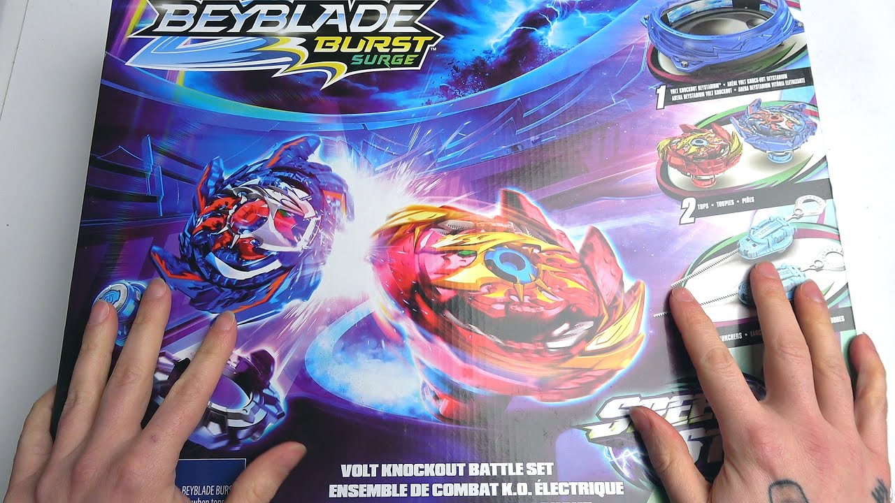 NEW HASBRO VOLT KNOCKOUT BATTLE SET | Beyblade Burst Surge Speed Storm