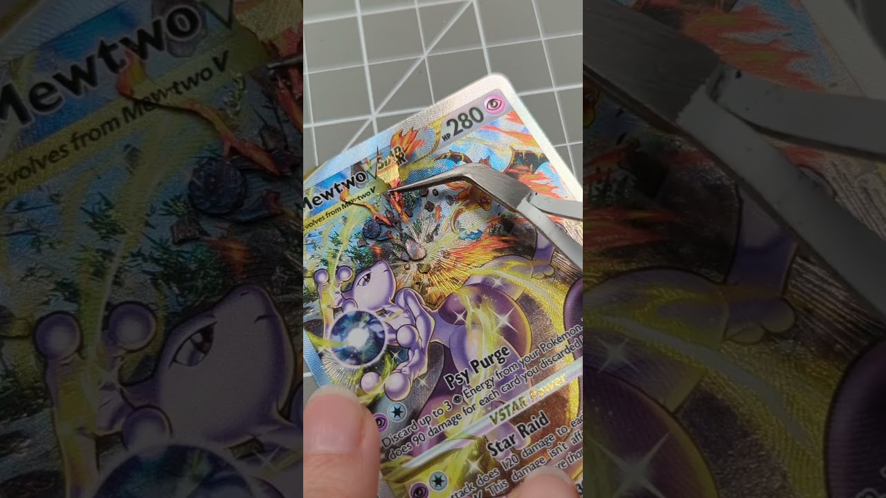 Mewtwo VSTAR 3D Pokémon Card