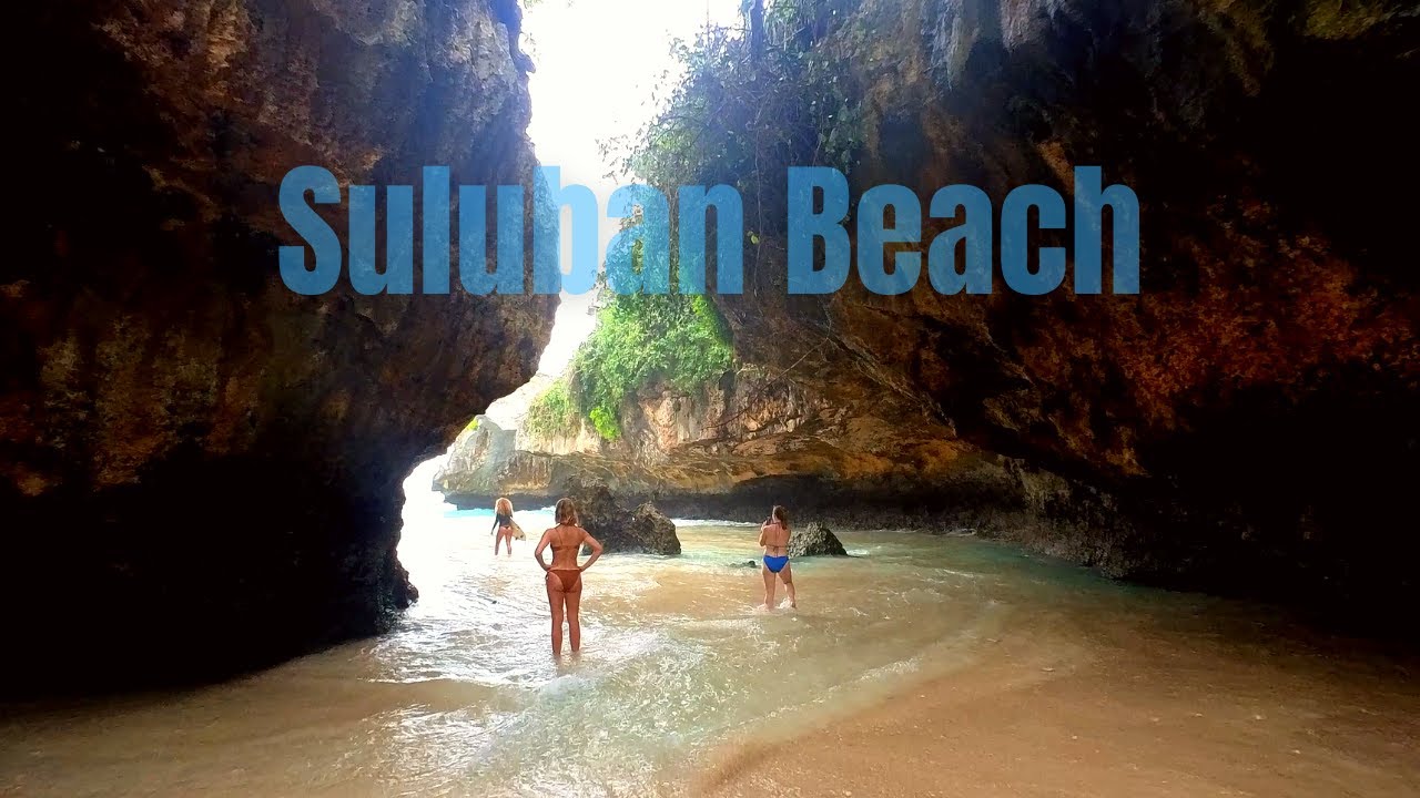 Discover the secret cave entrance into Suluban Beach, Uluwatu [Bali Walk]