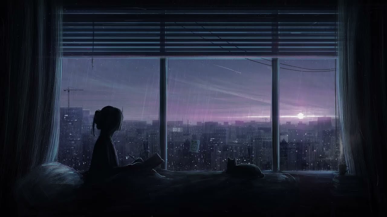 Rain & Thunder Sounds for Sleep (1 Hour) | Cozy Night Storm Ambience
