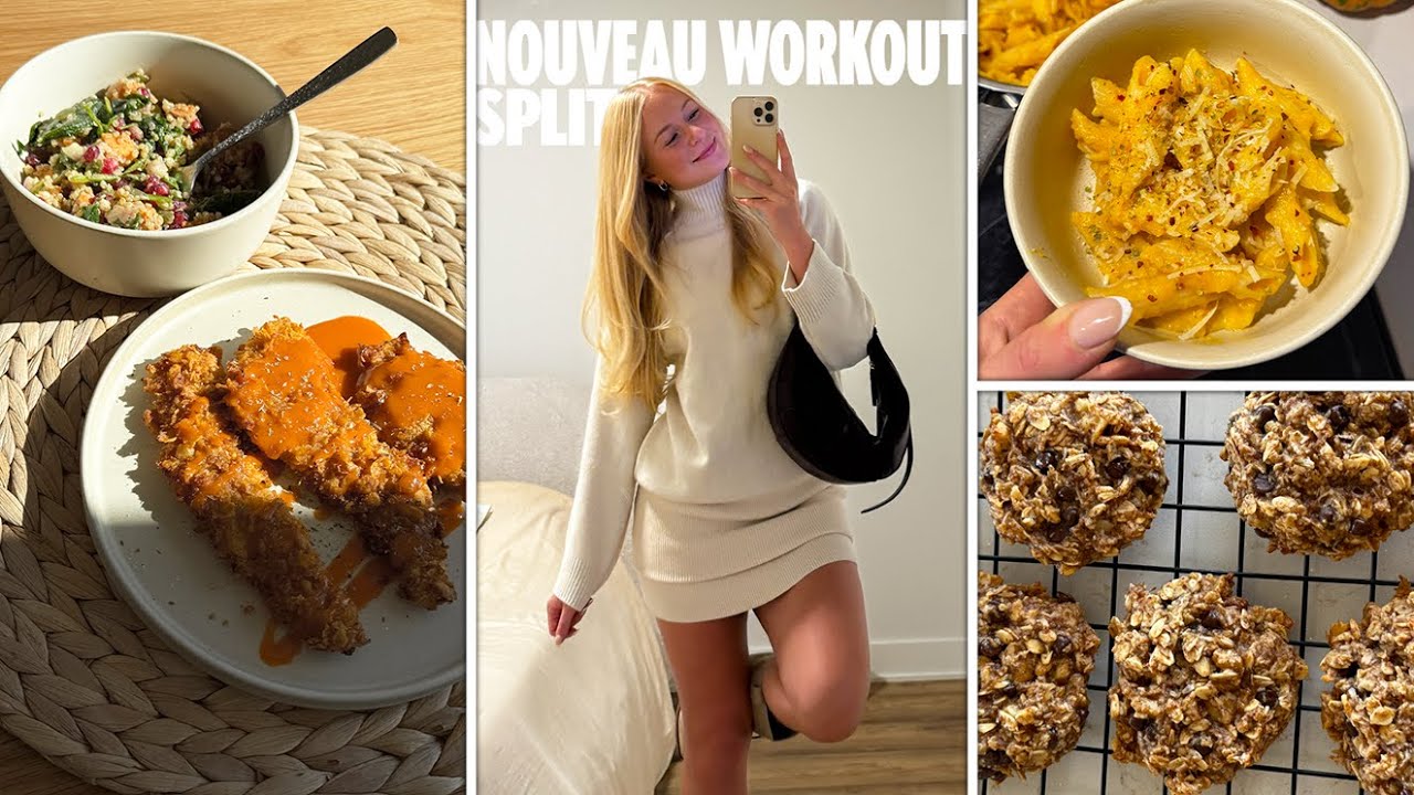 Une semaine avec moi (training & cuisine )