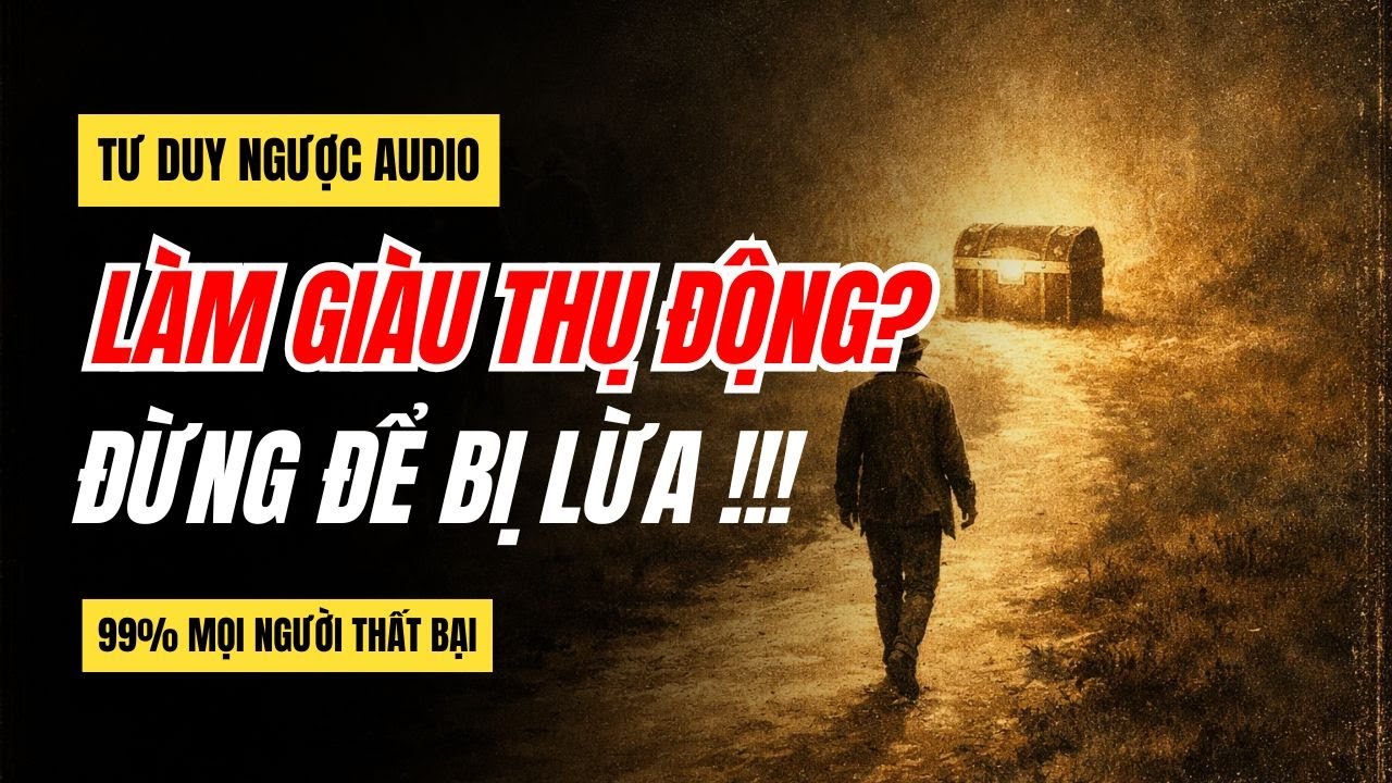 9 SỰ THẬT VỀ THU NHẬP ĐỘNG | Đừng để sập bẫy vì những khóa học | TƯ DUY NGƯỢC AUDIO