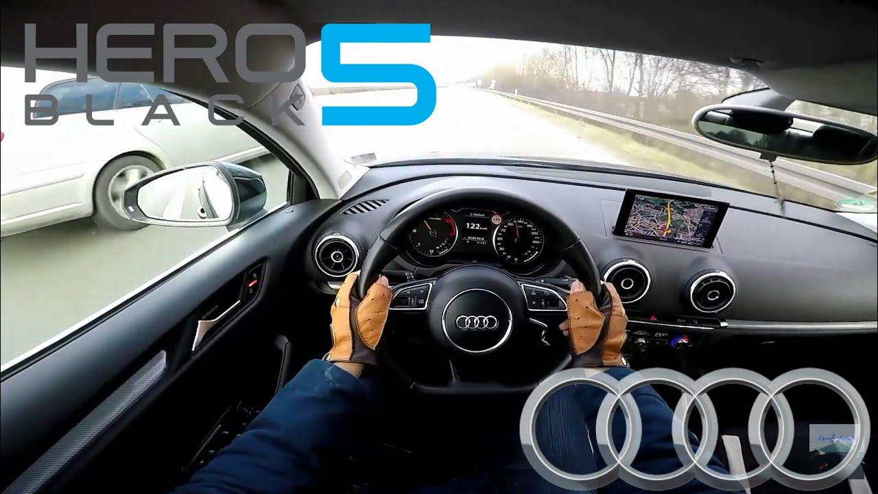 2013 Audi A3 Limousine 2.0 TDI (150 PS) POV Testdrive Autobahn GoPro Hero5 Remake