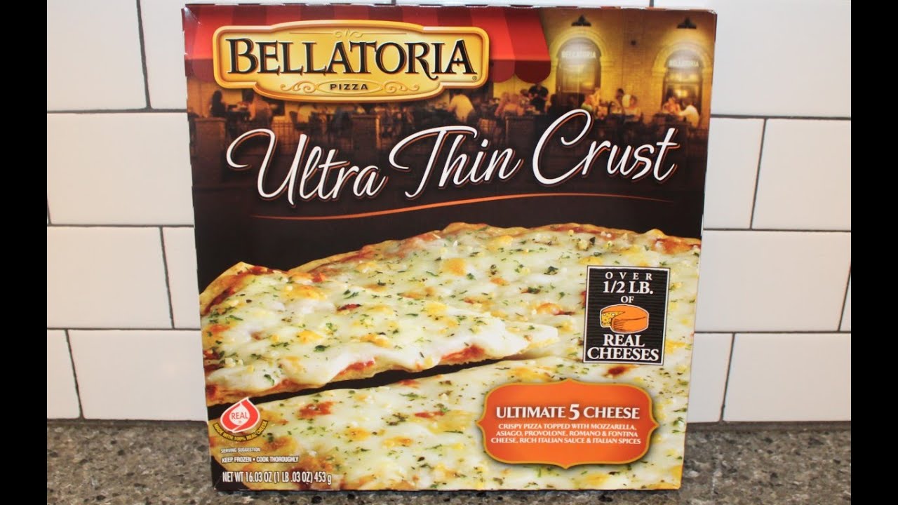 Bellatoria Pizza Ultra Thin Crust Ultimate 5 Cheese Pizza Review
