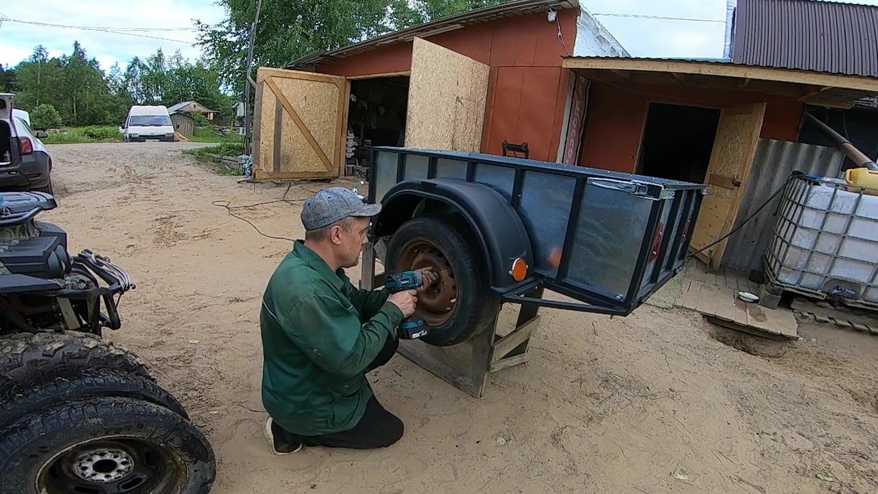 Делаю прицеп для квадроцикла РМ-800 своими руками