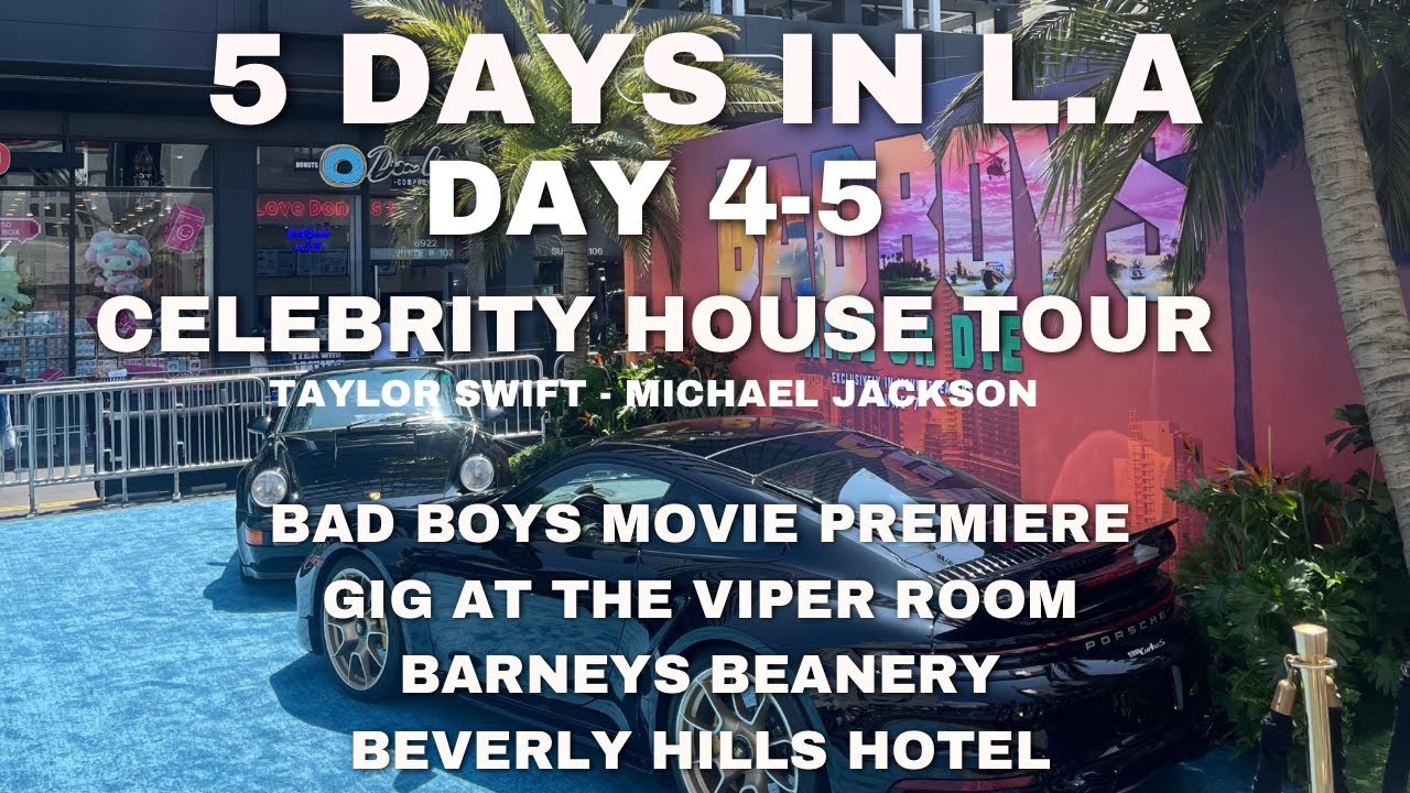 L.A VLOG 2024 DAY 4-5 | CELEBRITY HOUSE TOUR | BEVERLY HILLS HOTEL | THE VIPER ROOM |
