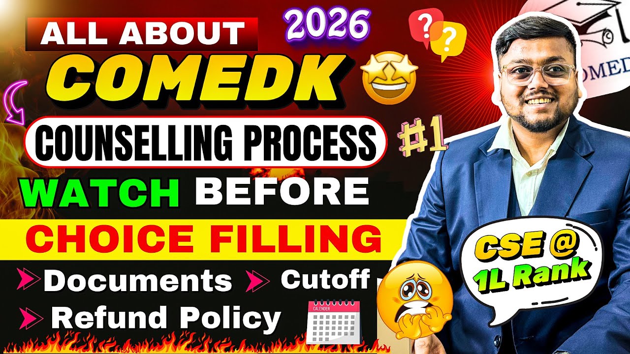 COMEDK Result out 🔥| COMEDK Counselling Process 2026 |Documents Required for COMEDK Counselling 2026