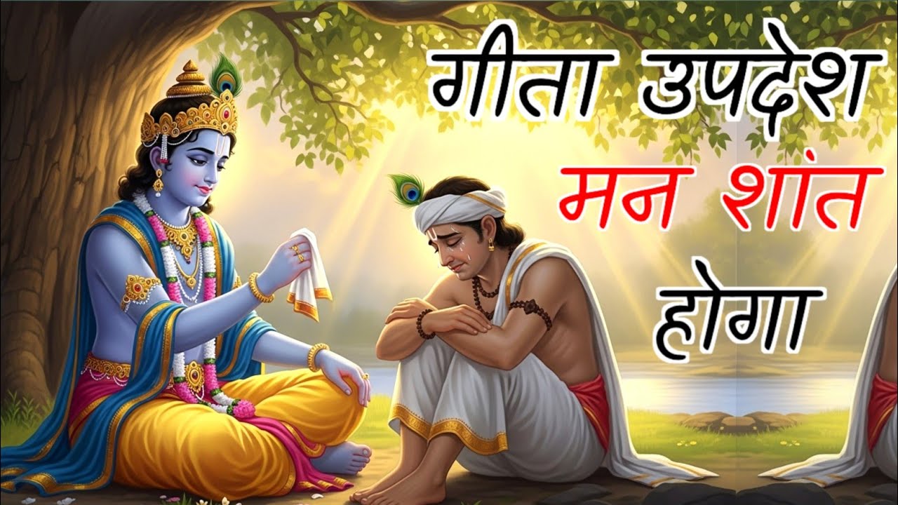 मन शांत करो सुनो गीता सार | Shreemad Bhagwat Geeta | Bhagwat Geeta Saar | Sampurna Gita Saar | 