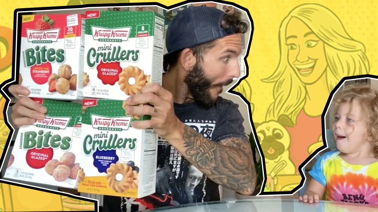 Fun Size Review: Krispy Kreme's Mini Crullers and Donut Bites!