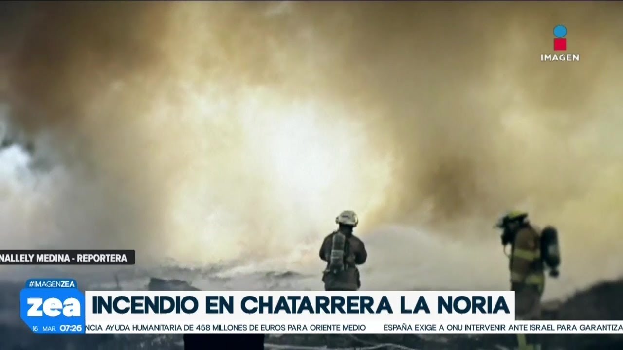 Se registra fuerte incendio en chatarrera de Tonalá, Jalisco | Noticias con Francisco Zea