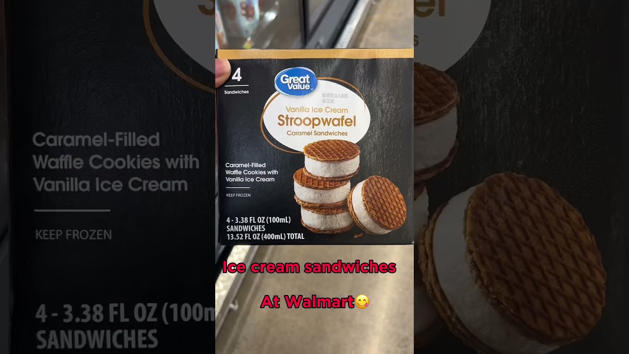 Ice Cream Sandwiches at Walmart&hellip;#food #walmart #icecream #ontheroadto1ksubscribers