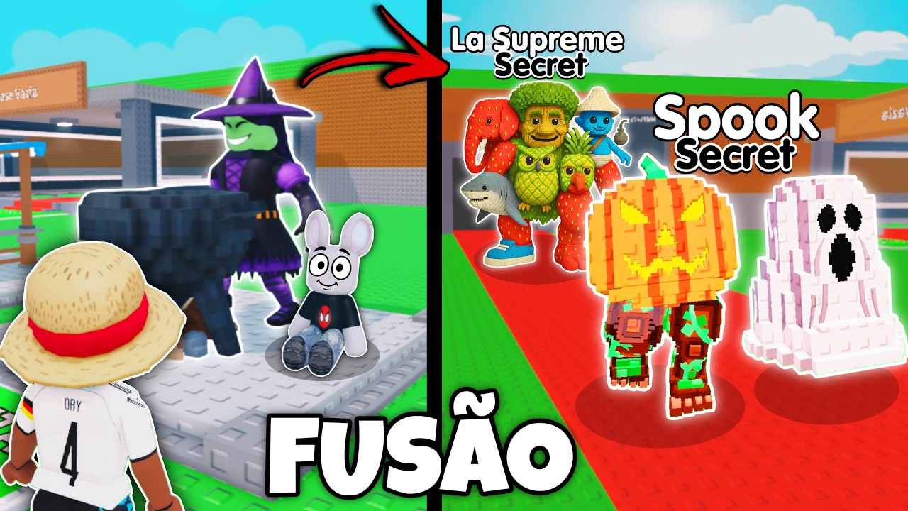 FIZ A MAIOR LOUCURA NA M&Aacute;QUINA DE FUS&Atilde;O DAS BRUXAS no ROUBE O BRAINROT!