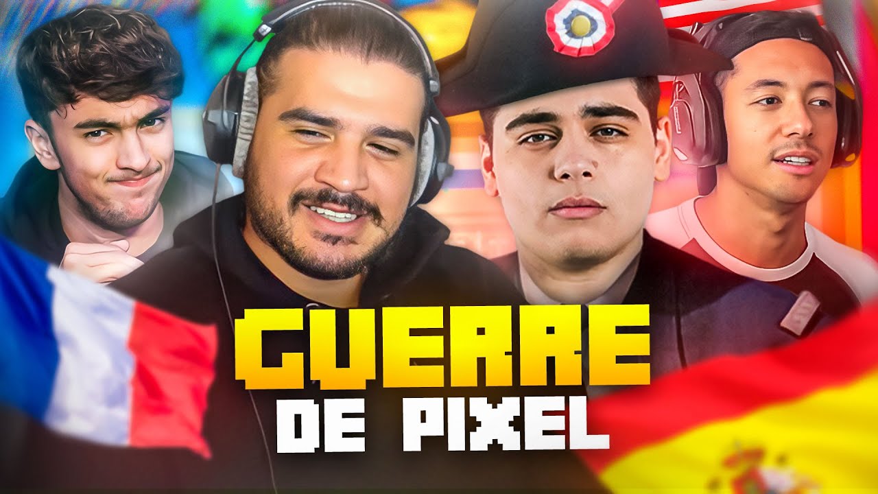 ON DEFEND LA FRANCE DANS UNE GUERRE DE PIXEL SUR REDDIT (ft. Kameto, Inoxtag, Locklear, Squeezie...)