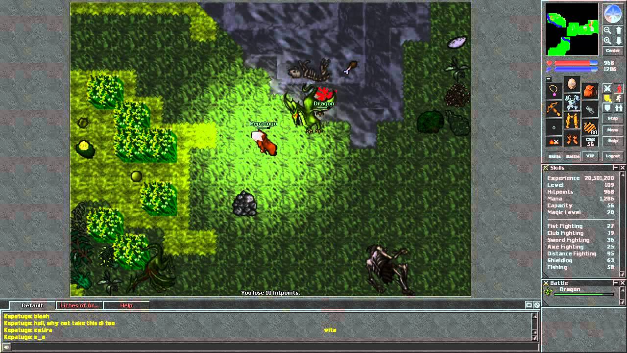 Tibia [7.2] Venore Dragon Lord hunt