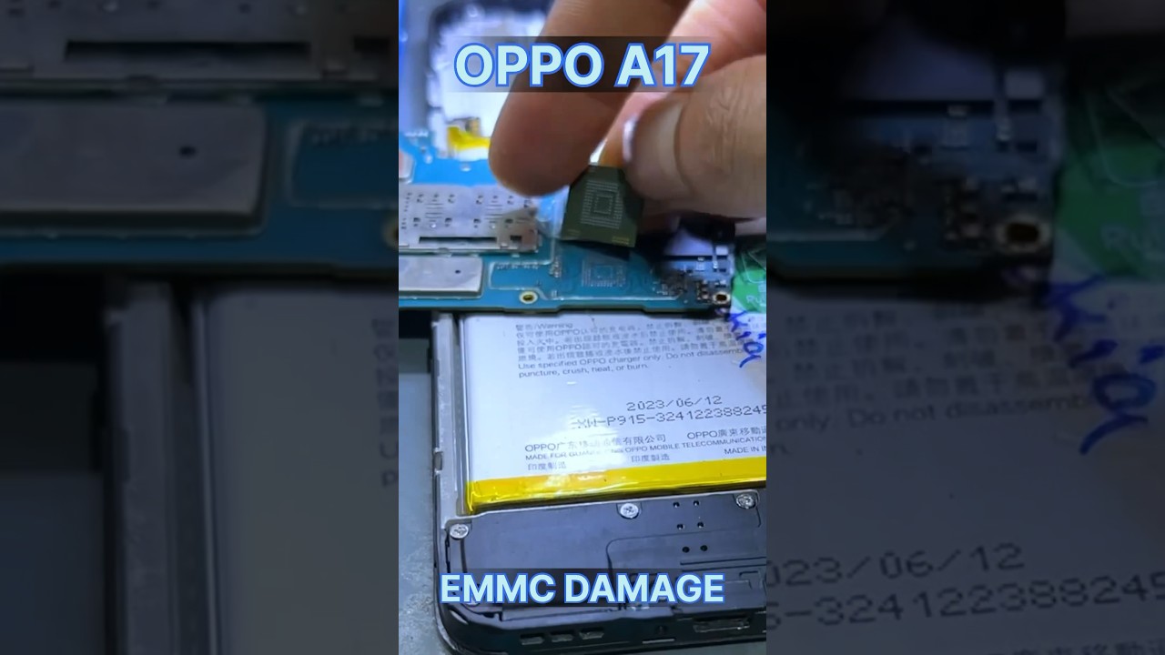 OPPO A17 EMMC CHANGE PROCESS & DEAD FIX 
