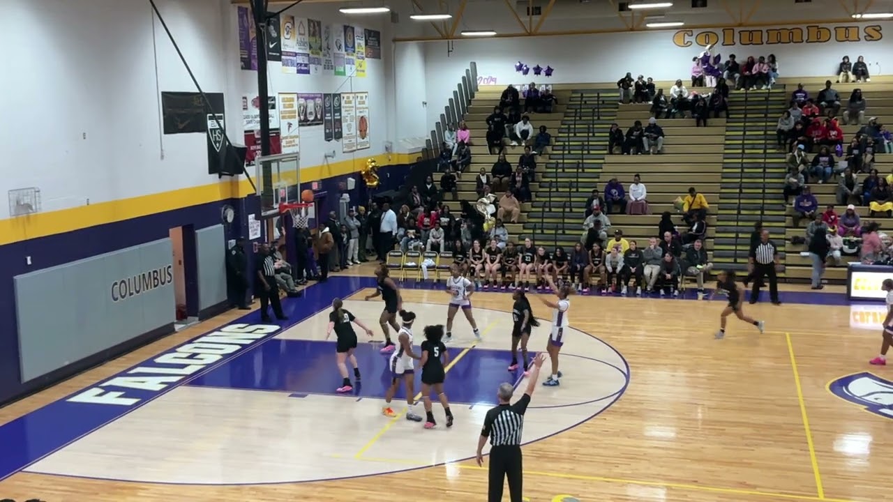 Caledonia Cavalier varsity girls 39 vs Columbus High School varsity girls 37, part 2