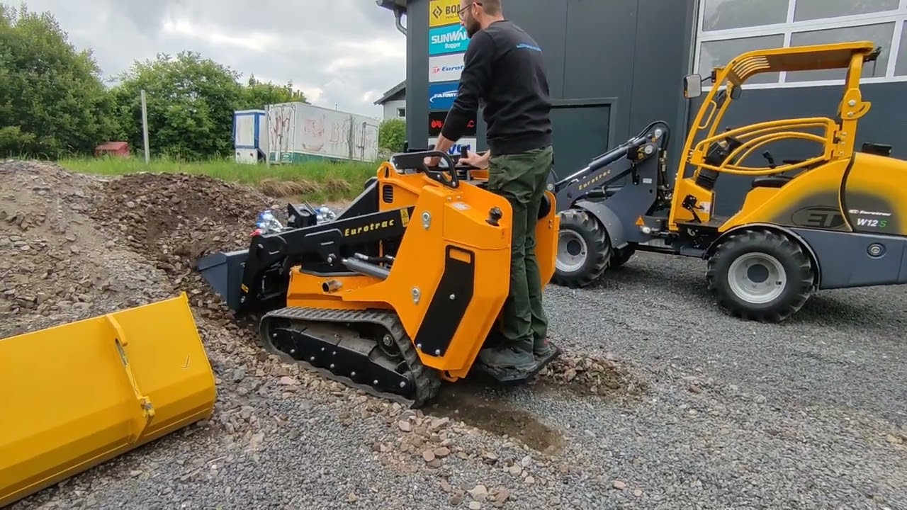 Eurotrac SK 10 Skid-Steer Kompaktlader Raupen Lader