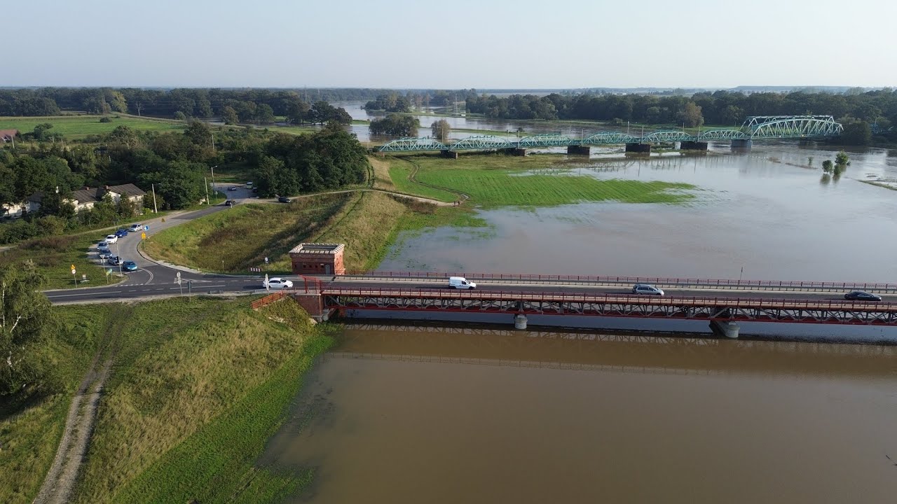 Odra w Ścinawie stan na 17.09.2024