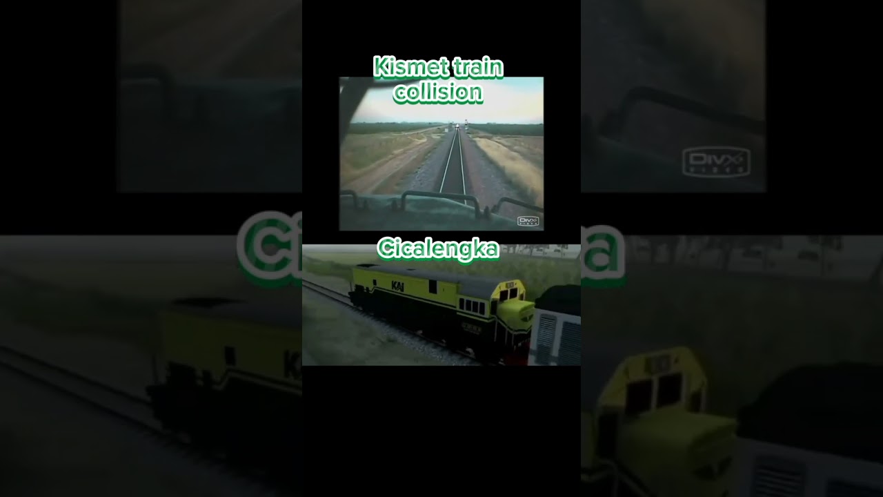 Cicalengka dan kismet train collision#keretaapi#train#tragedi