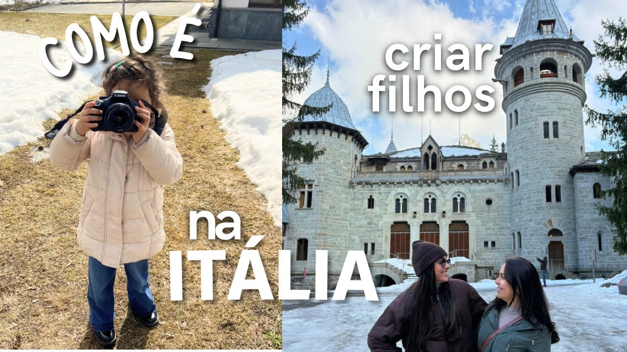 COMO É TER FILHOS NA ITÁLIA. Benefícios & Experiência Real
