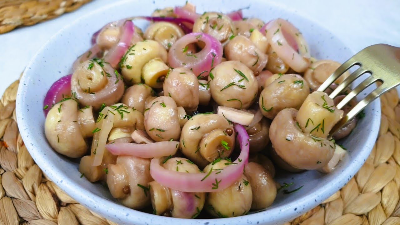 Эти грибы вкуснее мяса! Грибы маринованные за 5 минут! Вкусно и просто