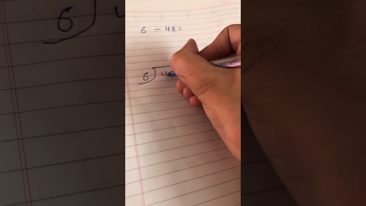48 Divided by 6￼