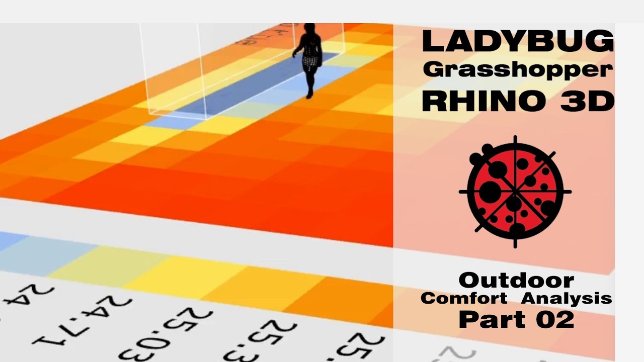 Outdoor Comfort Analysis Part 02 | Rhino3D Grasshopper Tutorial 08