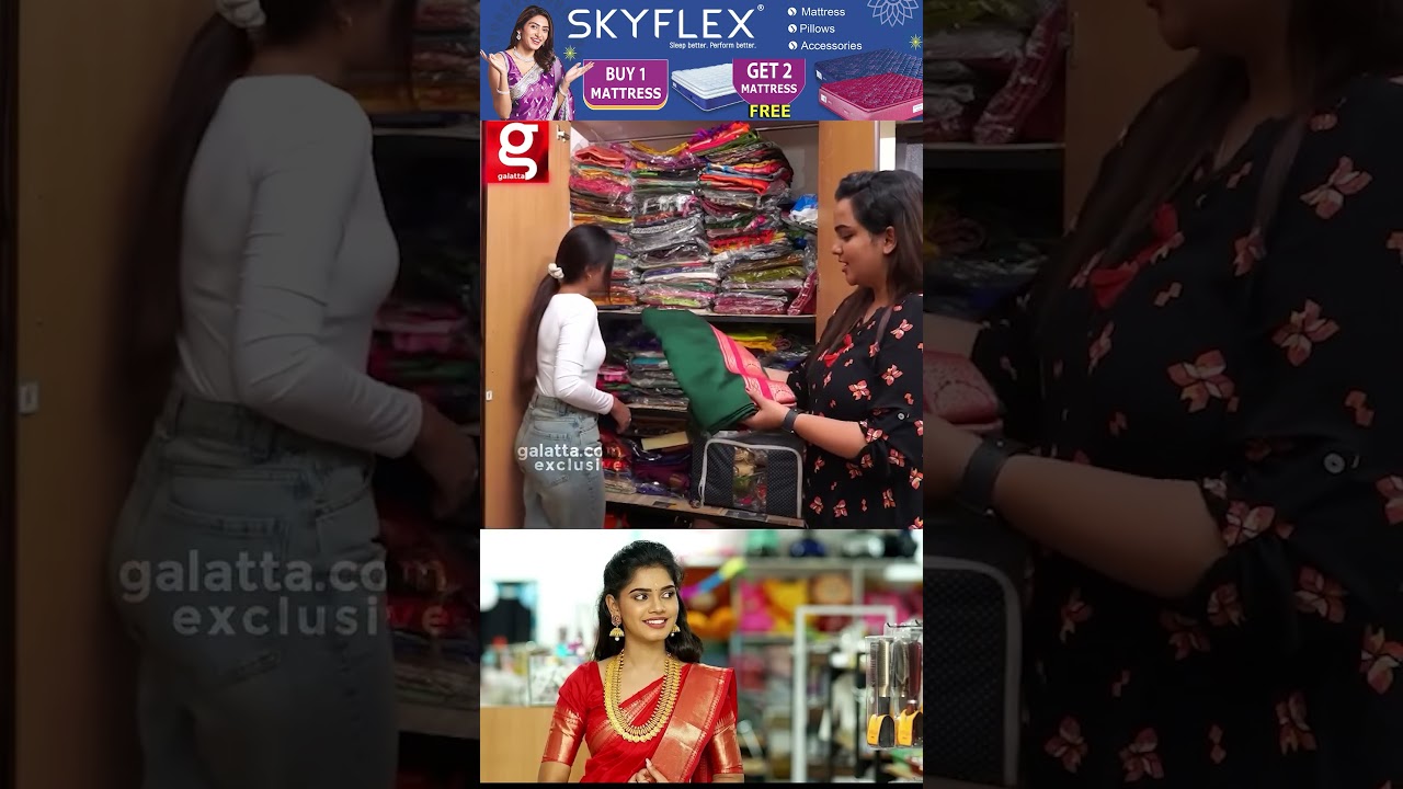 என் அம்மாவோட முகூர்த்த Saree 😍 Actress Pranika Saree Collection