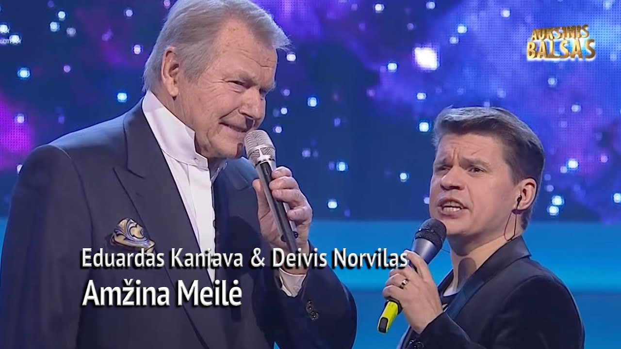 Eduardas Kaniava ir Deivis - Amžina Meilė (Lyric Video). Auksinis Balsas