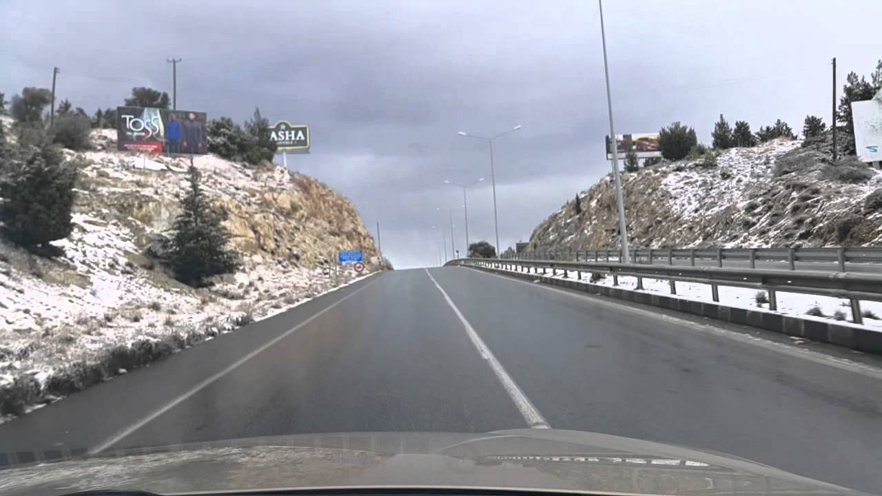 Kktc de kar yağışı..