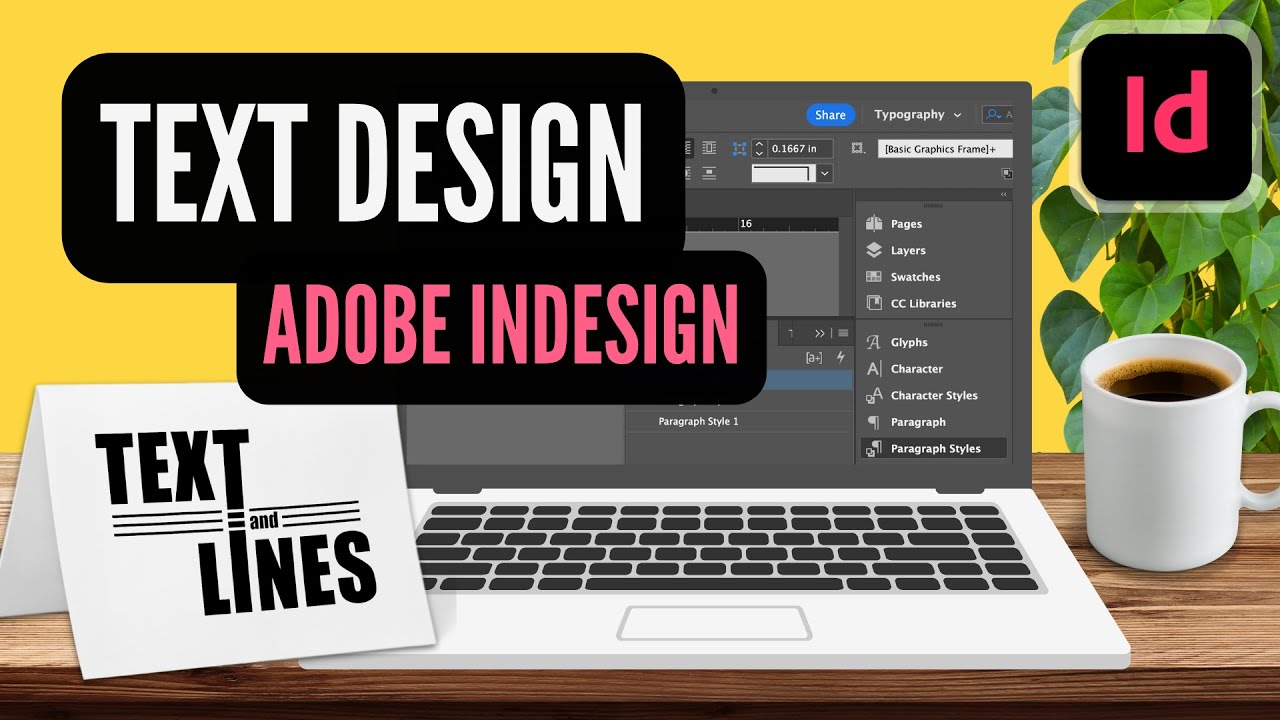 Учебное пособие InDesign | Дизайн с использованием текста и линий // Учебное пособие Adobe для на...