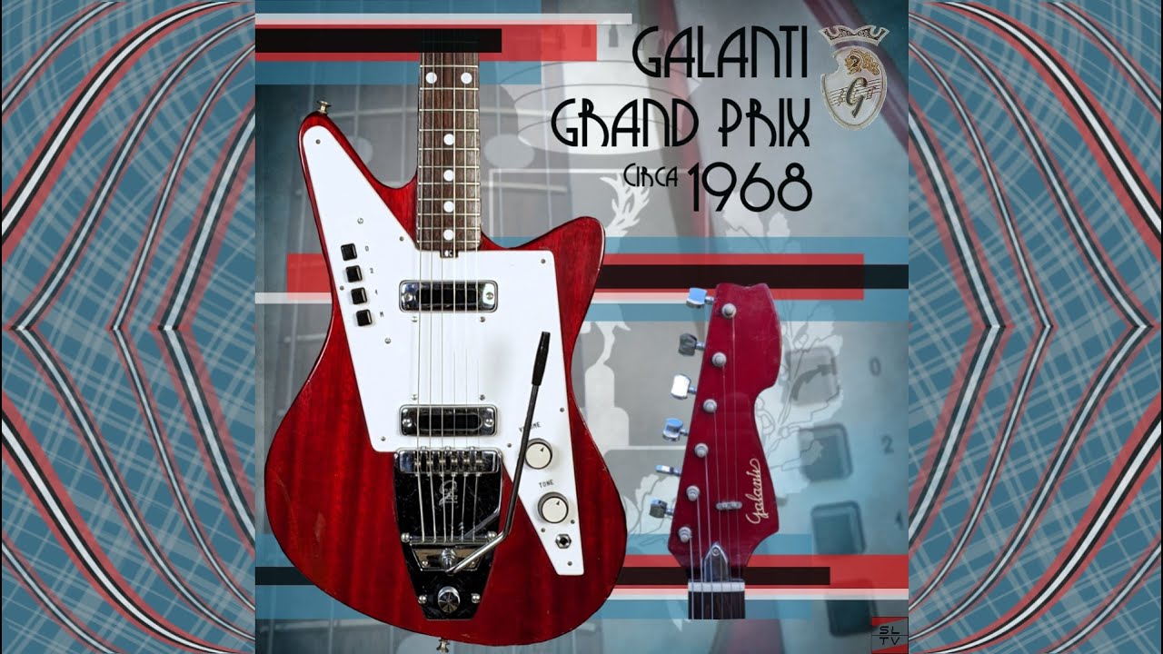 SLT Vintage 1968 Galanti Grand Prix - Vintage Guitar Demo