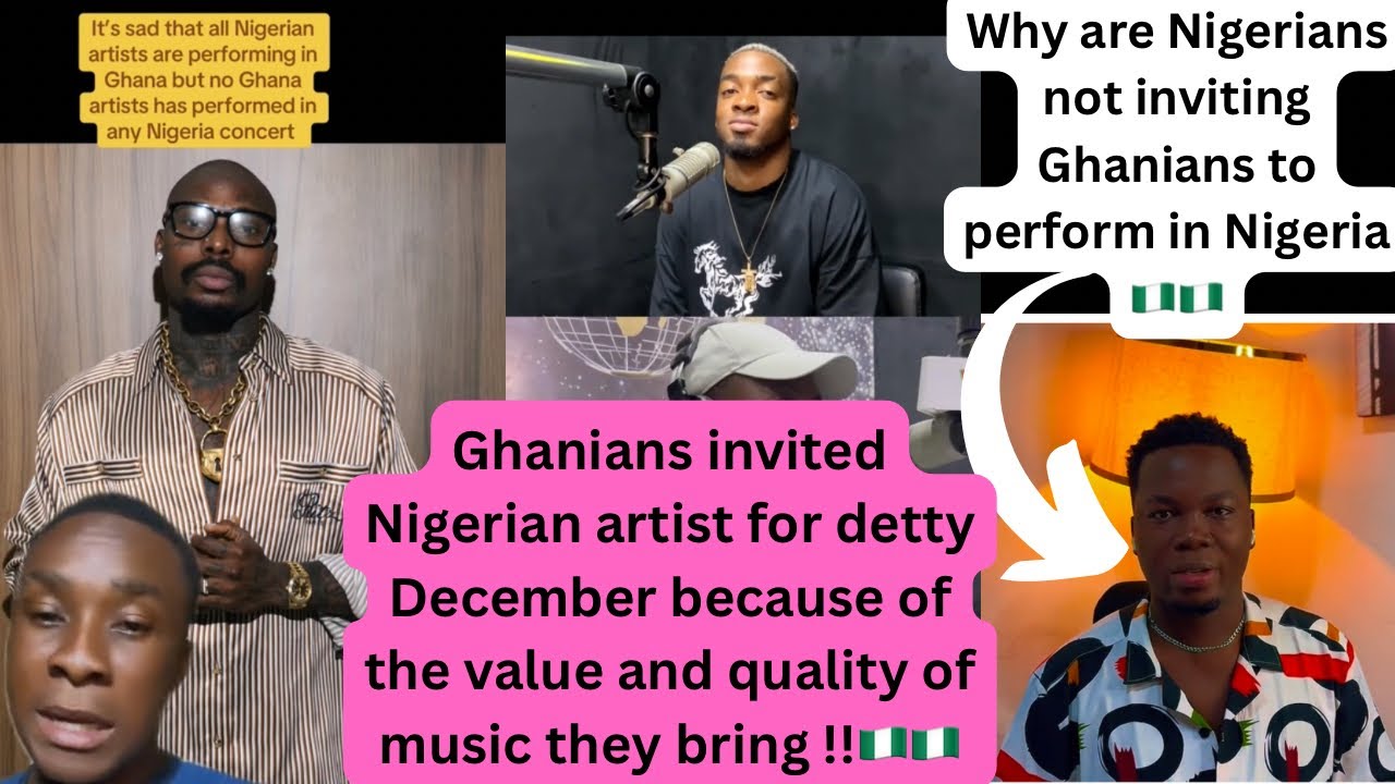Nigerians are not inviting ghanians to perform for Detty December..Ghanian cries out!!🇳🇬🇳🇬#nigeria