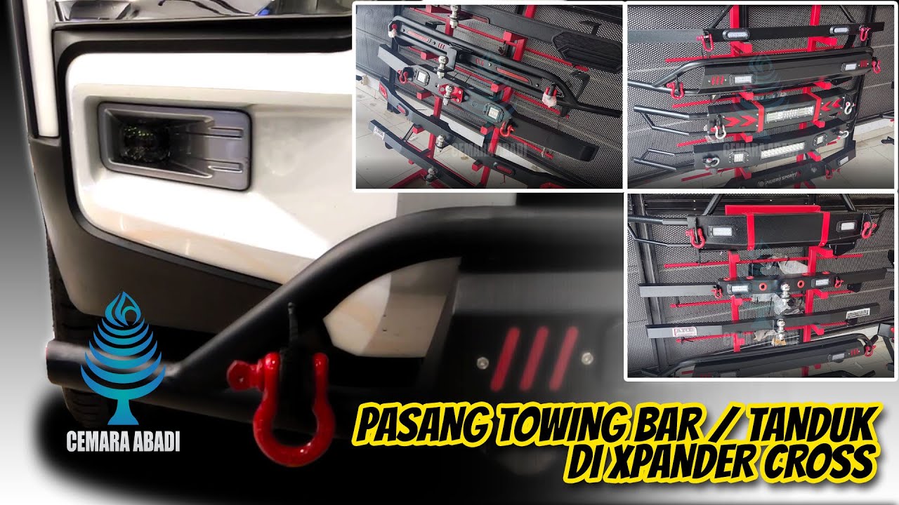 Pemasangan Towing Bar & Tanduk Depan di Xpander Cross