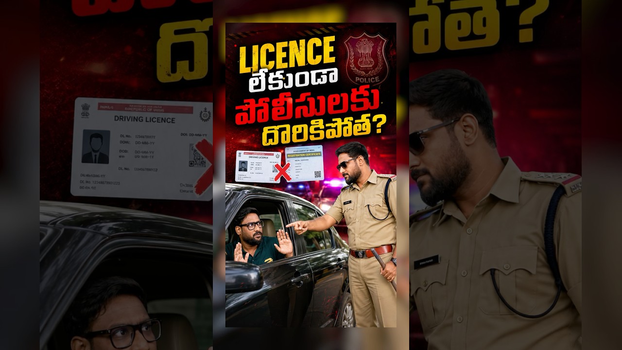 What if you get caught by the police without a license?? #shorts #license #rc #rules #fine #kowsh...