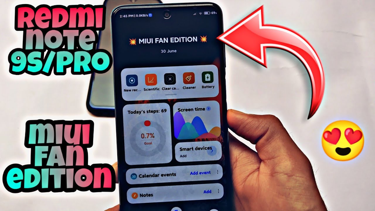 STABLE MIUI 12 Fan Edition ft. Redmi Note 9s/Pro [Curtana] | Miui 13 Power Menu , New File Manager !