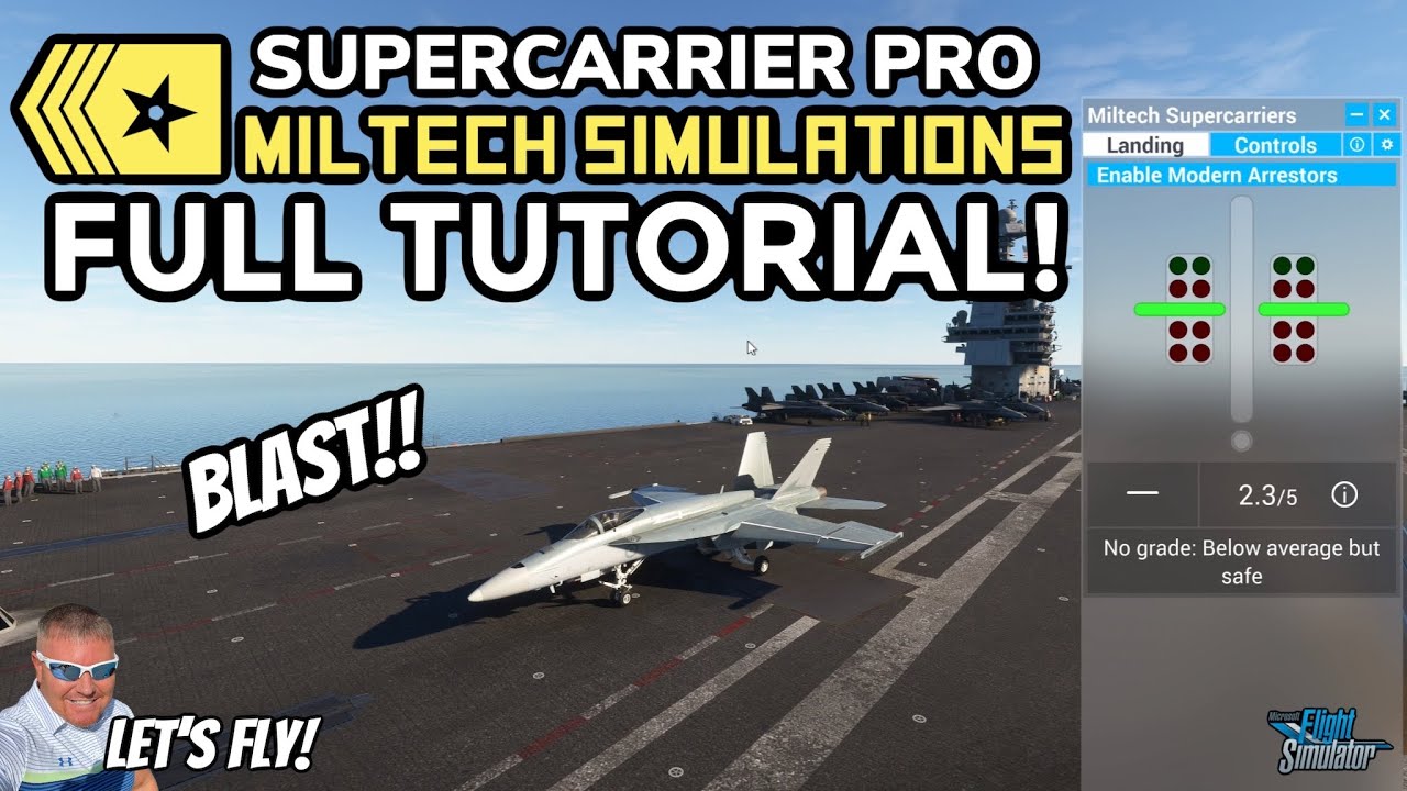 Полное руководство по Miltech SUPERCARRIER Pro для Xbox! Советы и руководство! Microsoft Flight S...