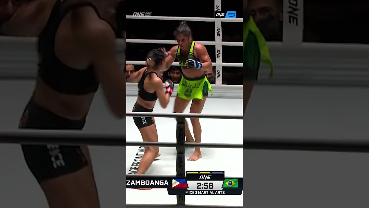 Denice Zamboanga 🇵🇭 LIGHTS UP Julie Mezabarba en route to a unanimous decision win! 🔥
