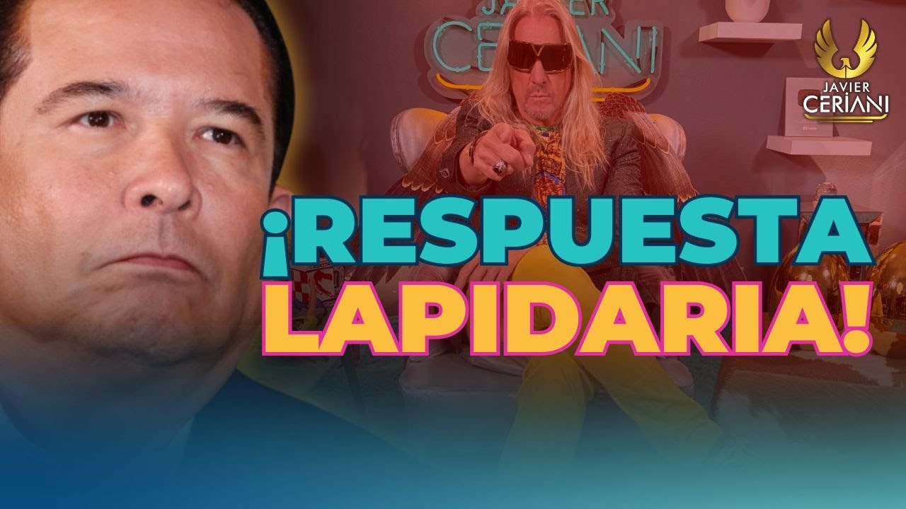 Ceriani le responde a Gustavo Adolfo con lapidaria editorial