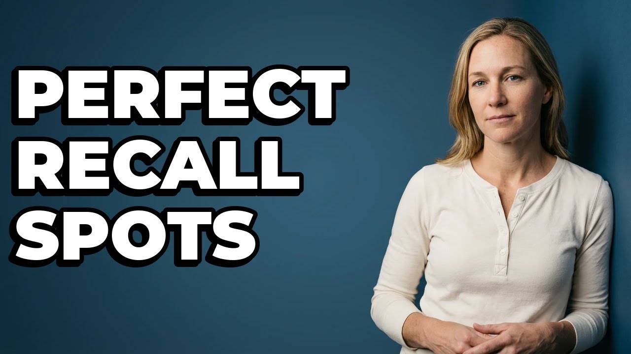 What Is A Good Low Distraction Spot For Recall?
