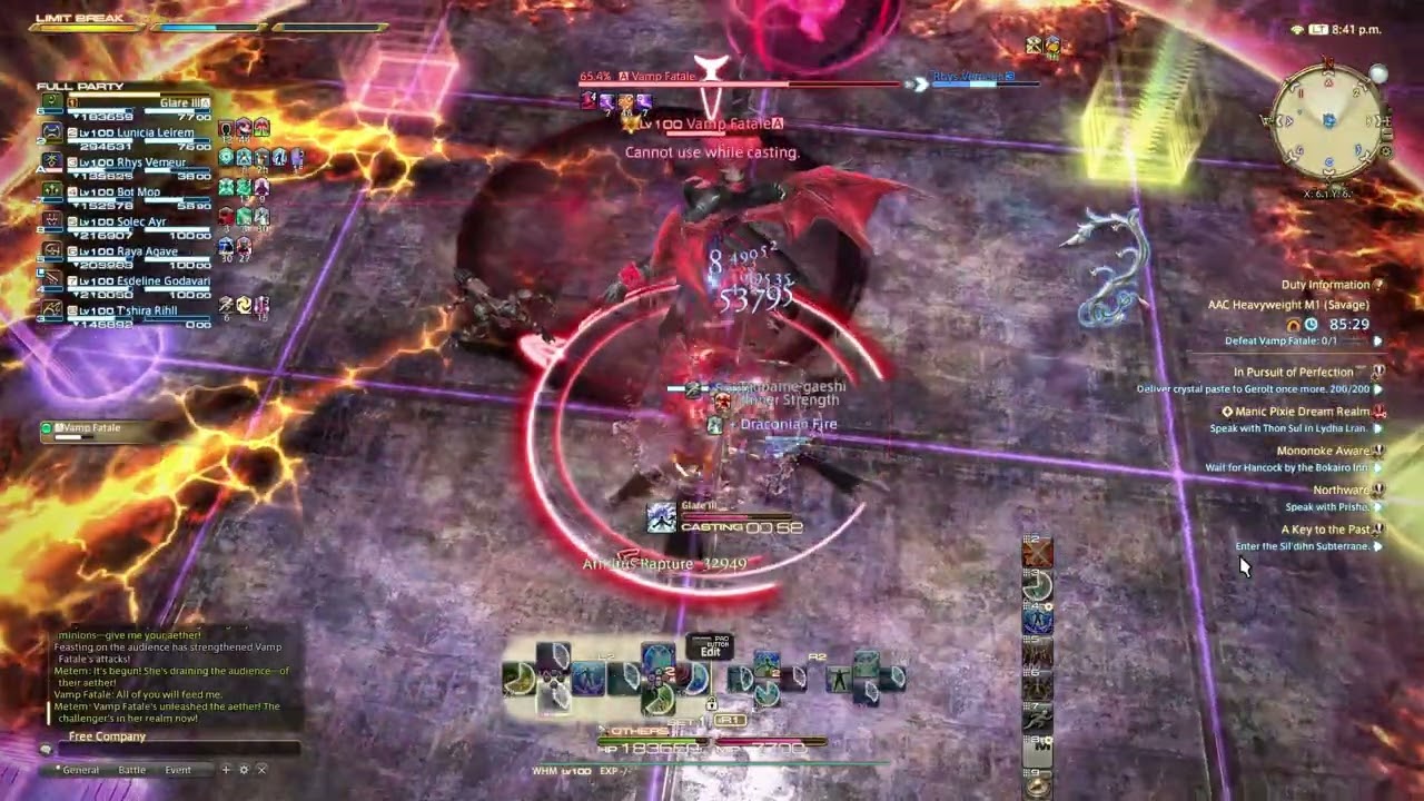 M9S Clear (Whm POV) | FFXIV AAC Heavyweight M1 (Savage) - Vamp Fatale
