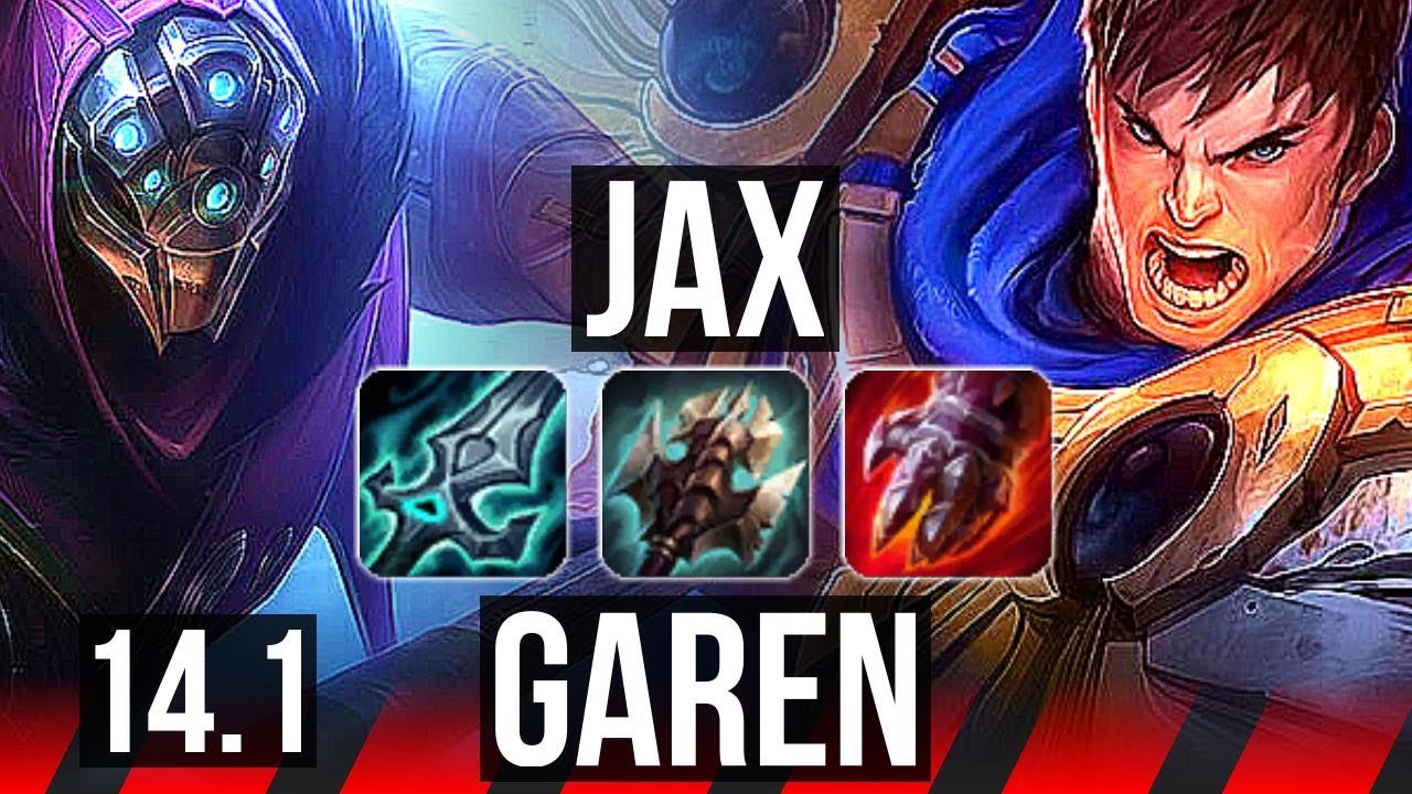 JAX vs GAREN (TOP) | 14/1/3, 10 solo kills, Legendary | BR Master | 14.1