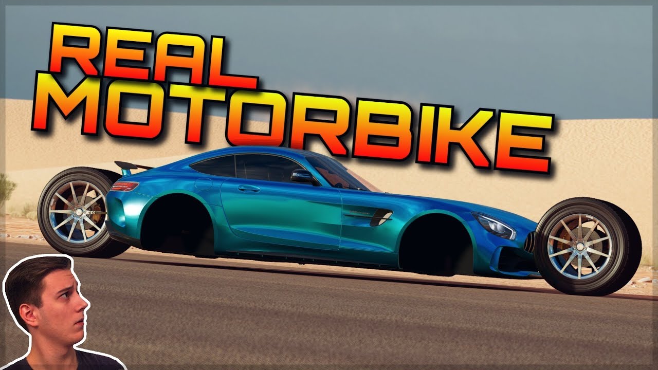 DRIVING A BIKE in FORZA HORIZON 3 | Dev Mods | Funniest race ever :D