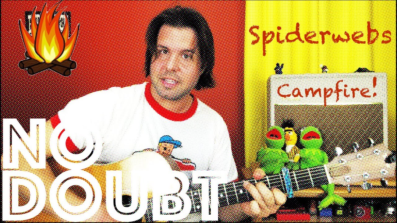 Guitar Lesson: How To Play Spiderwebs by No Doubt - Campfire Edition!