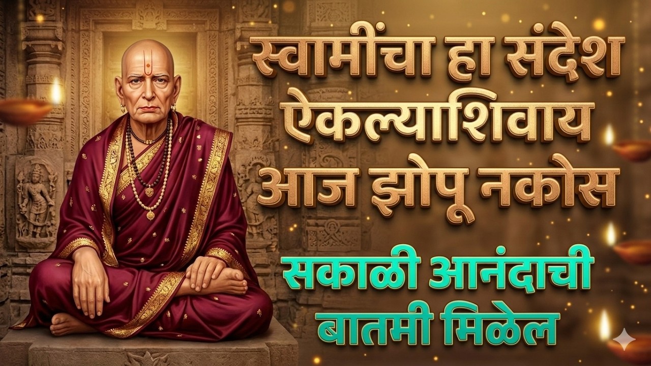 संकटात अडकला आहात? | हा व्हिडिओ म्हणजे स्वामींनी दिलेलं उत्तर आहे! Swami Samarth Message