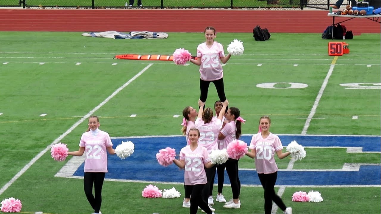 Hale Ray Cheer Team Performs to Sweet Caroline at Football Halftime vs Rockville - October 12, 2019