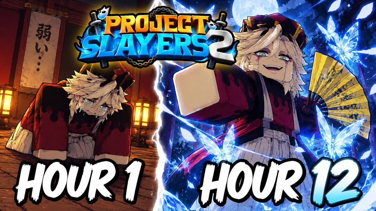 Я прошел путь от НУБА до ДОУМЫ в Project Slayers 2! (Roblox)
